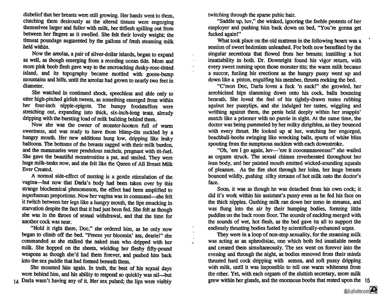 Tremendous Tit Tales #3 - Mammoth Milk Mistresses page 9 full