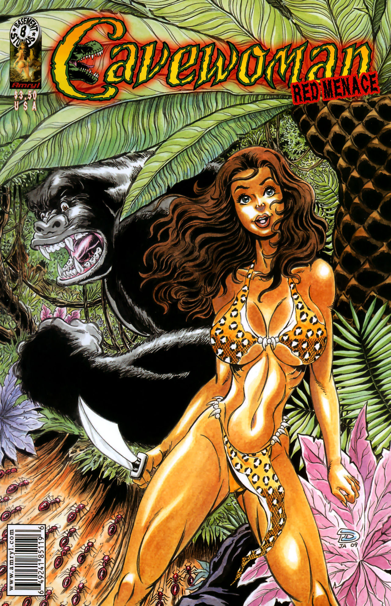 Cavewoman: Red Menace page 1 full