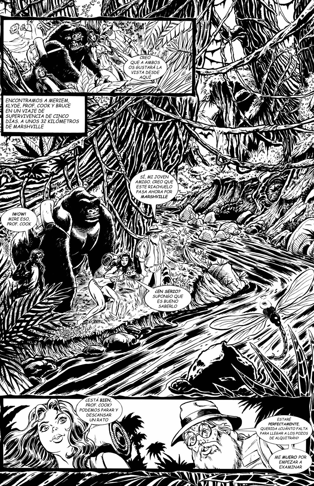 Cavewoman: Red Menace page 3 full