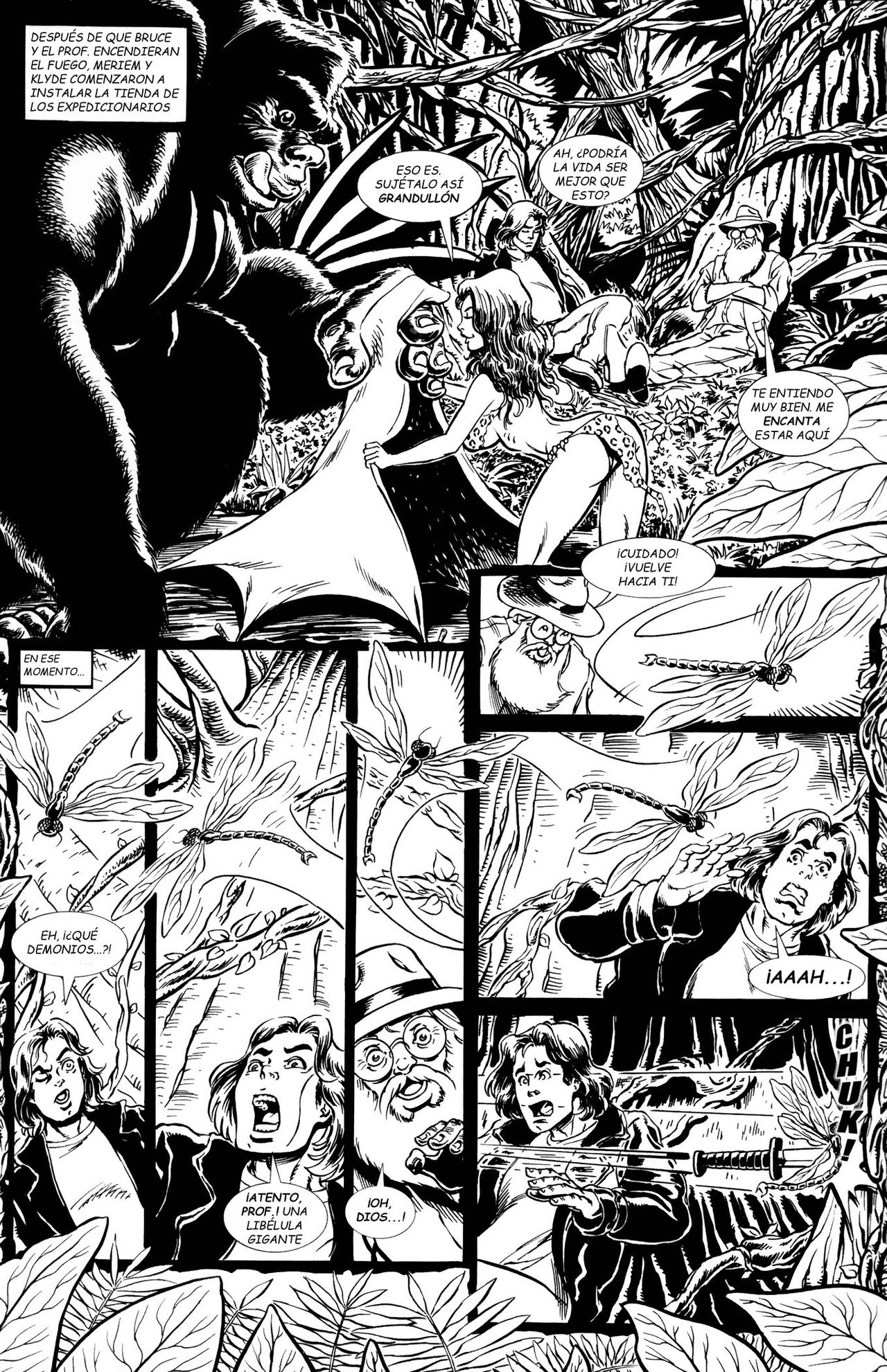 Cavewoman: Red Menace page 5 full