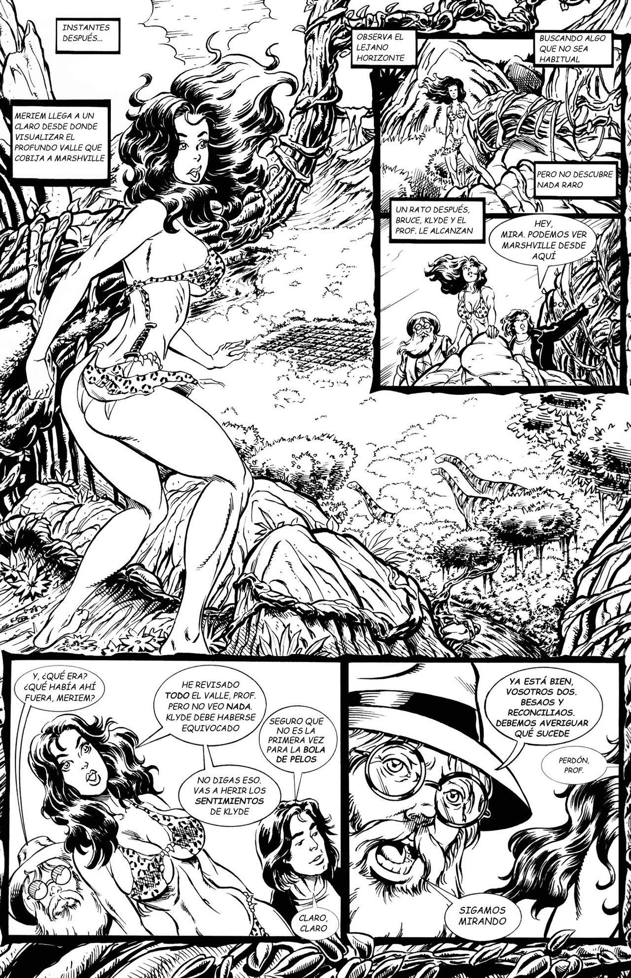 Cavewoman: Red Menace page 9 full
