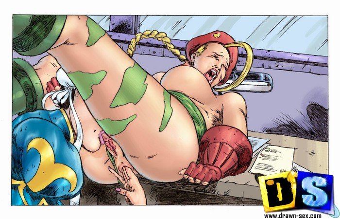 Street Fighter Lesbian Cartoon page 5 full