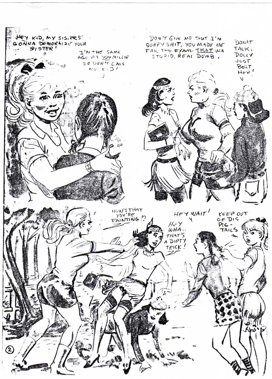 Four Teens Fight page 2 full