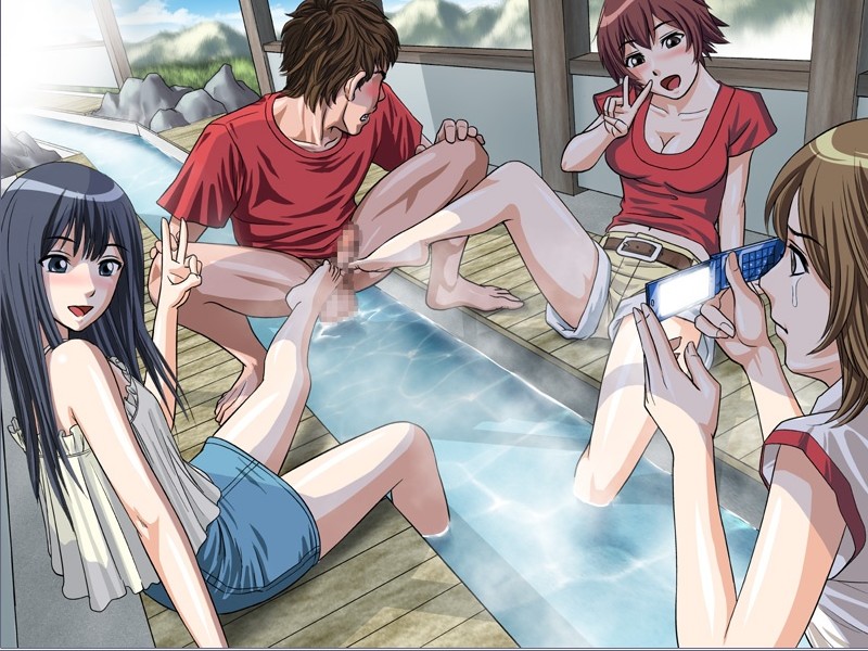 Kimi no Chin○chin Shamerasete ♪ ★  Konyoku Onsen hen page 7 full