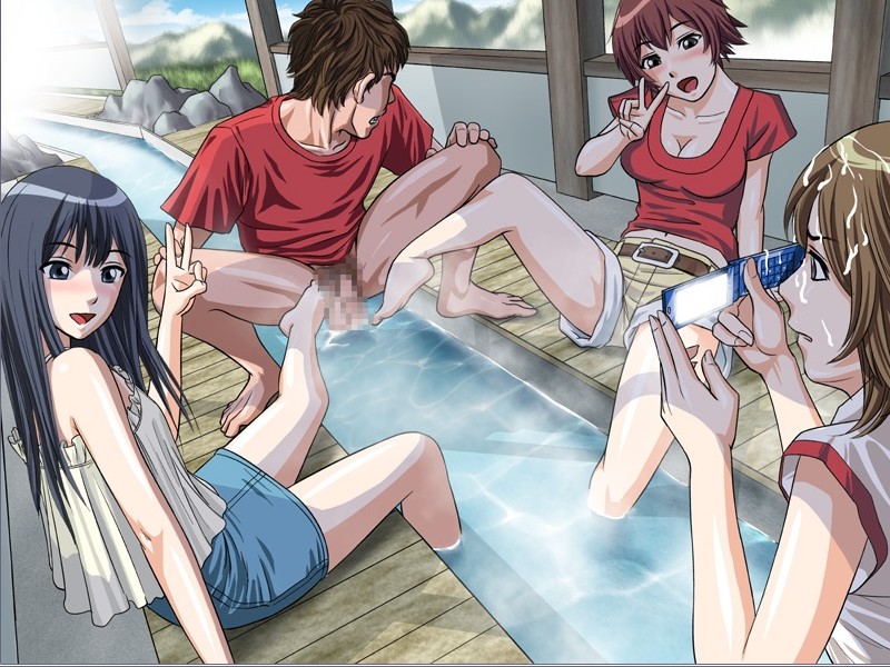 Kimi no Chin○chin Shamerasete ♪ ★  Konyoku Onsen hen page 9 full