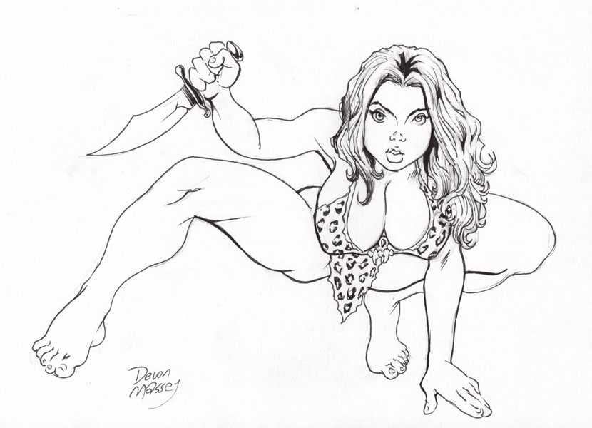 Cavewoman - Drawings &amp; Sketches page 4 full