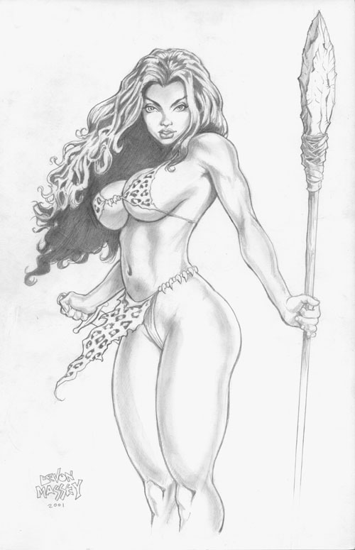 Cavewoman - Drawings &amp; Sketches page 5 full