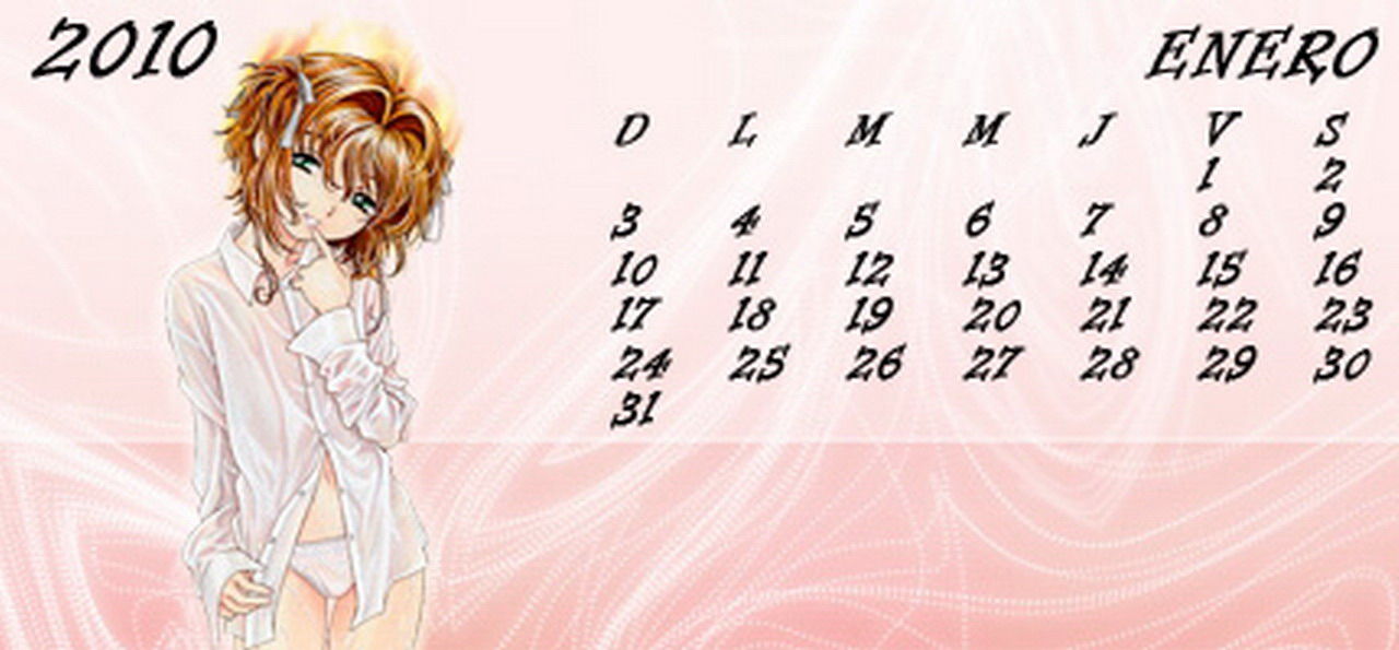 H-Calendar Sakura Kinomoto page 2 full