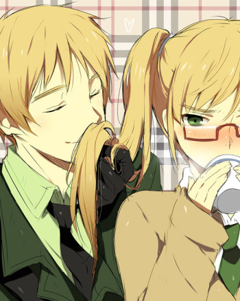 Fem!England My APH / Hetalia cute girls collection cover