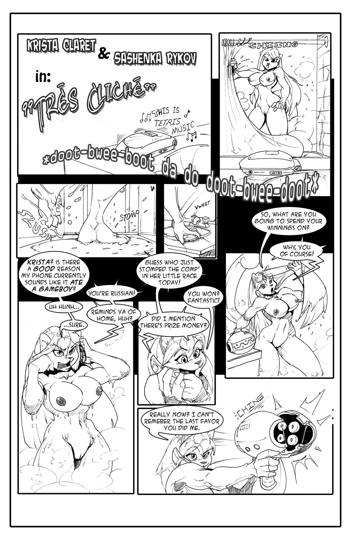 Krista Claret in "Très Clichè!" page 2 full
