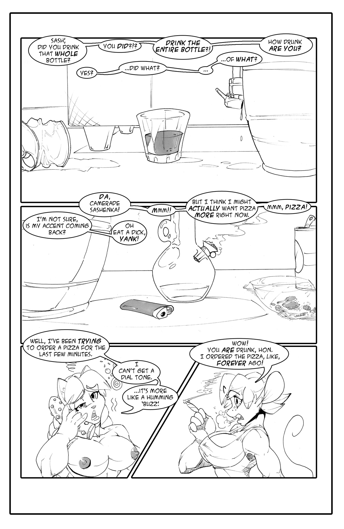 Krista Claret in "Très Clichè!" page 5 full