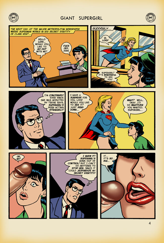 Giant Supergirl - The Thing from Space! page 4 full