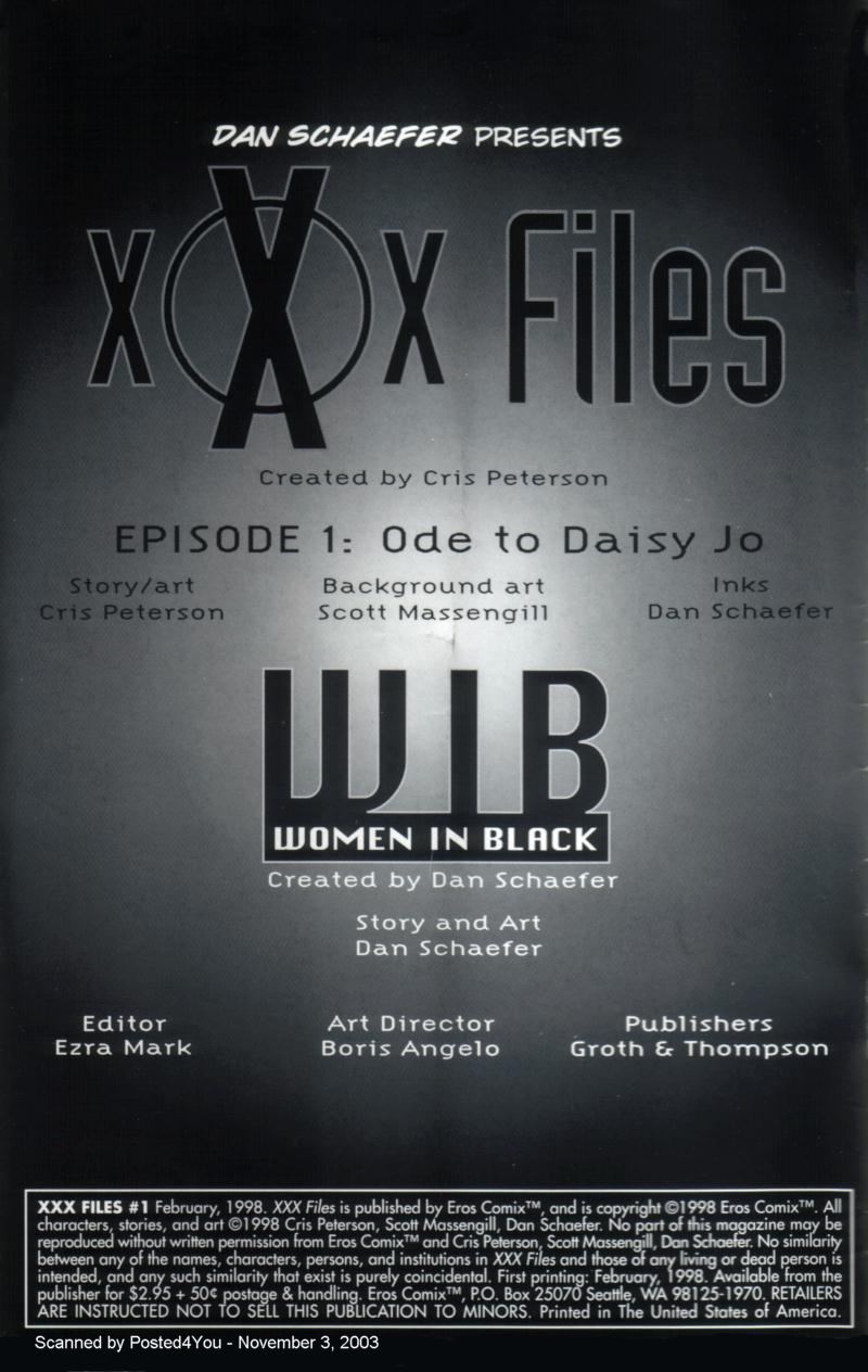 XXX Files #1 page 2 full