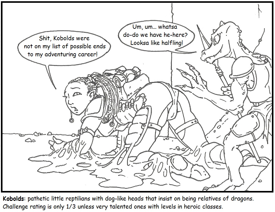 Lidda - Halfling Rogue in: An Improbable Encounter page 5 full
