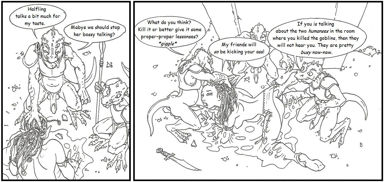 Lidda - Halfling Rogue in: An Improbable Encounter page 9 full