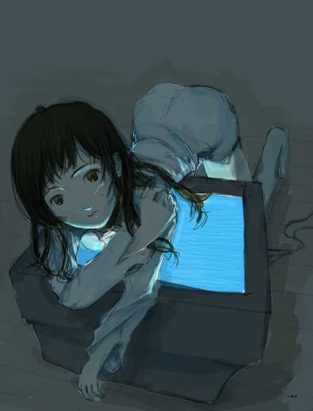Digital Broadcasting Girl   =Calyx= cover