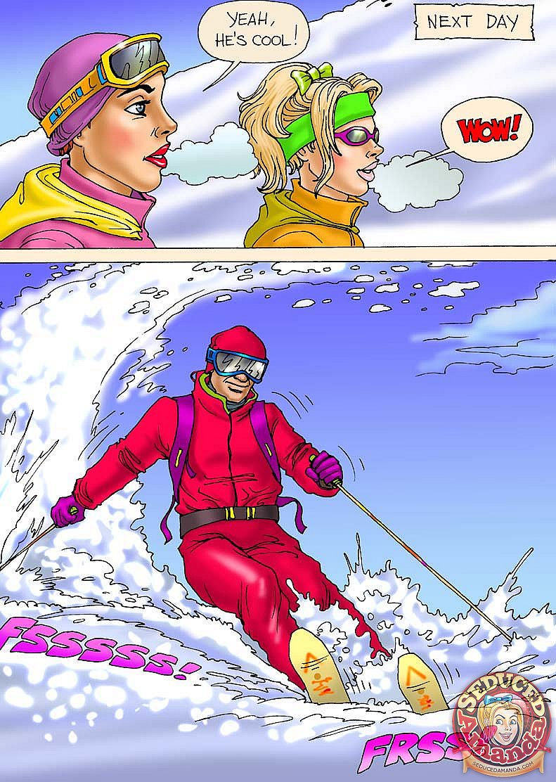 Seduced Amanda - Sexy Skiing page 3 full