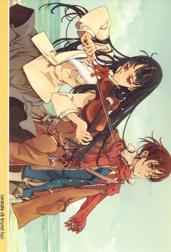 Kurokami no Sarasate - SARASATE ob Brunet hair. cover