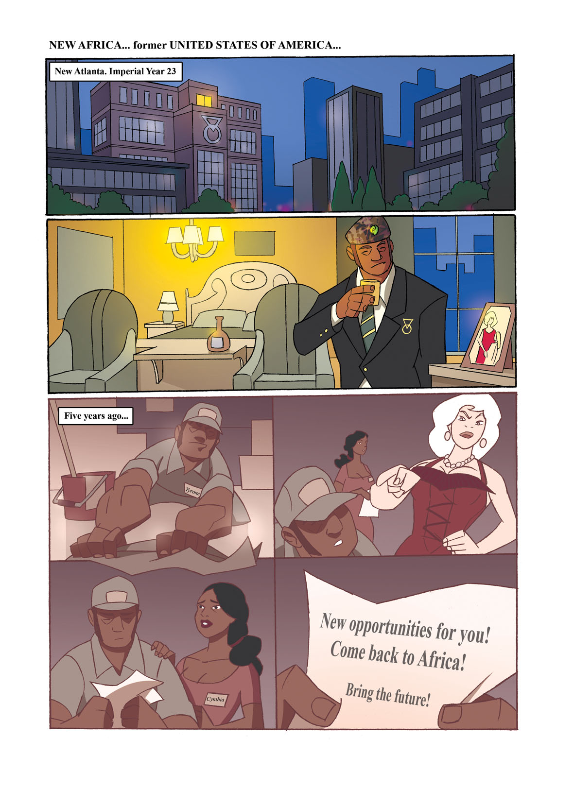 Black Empire - Volume #1, Chapter 2 - New Atlanta page 2 full