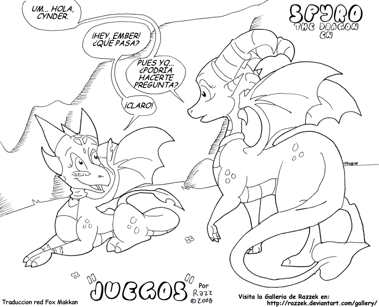 Spyro the dragon   Ember + Cynder espa&ntilde;ol page 1 full