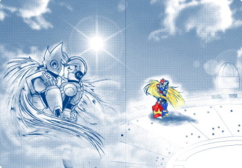 Rockman X Yaoi Doujinshi cover