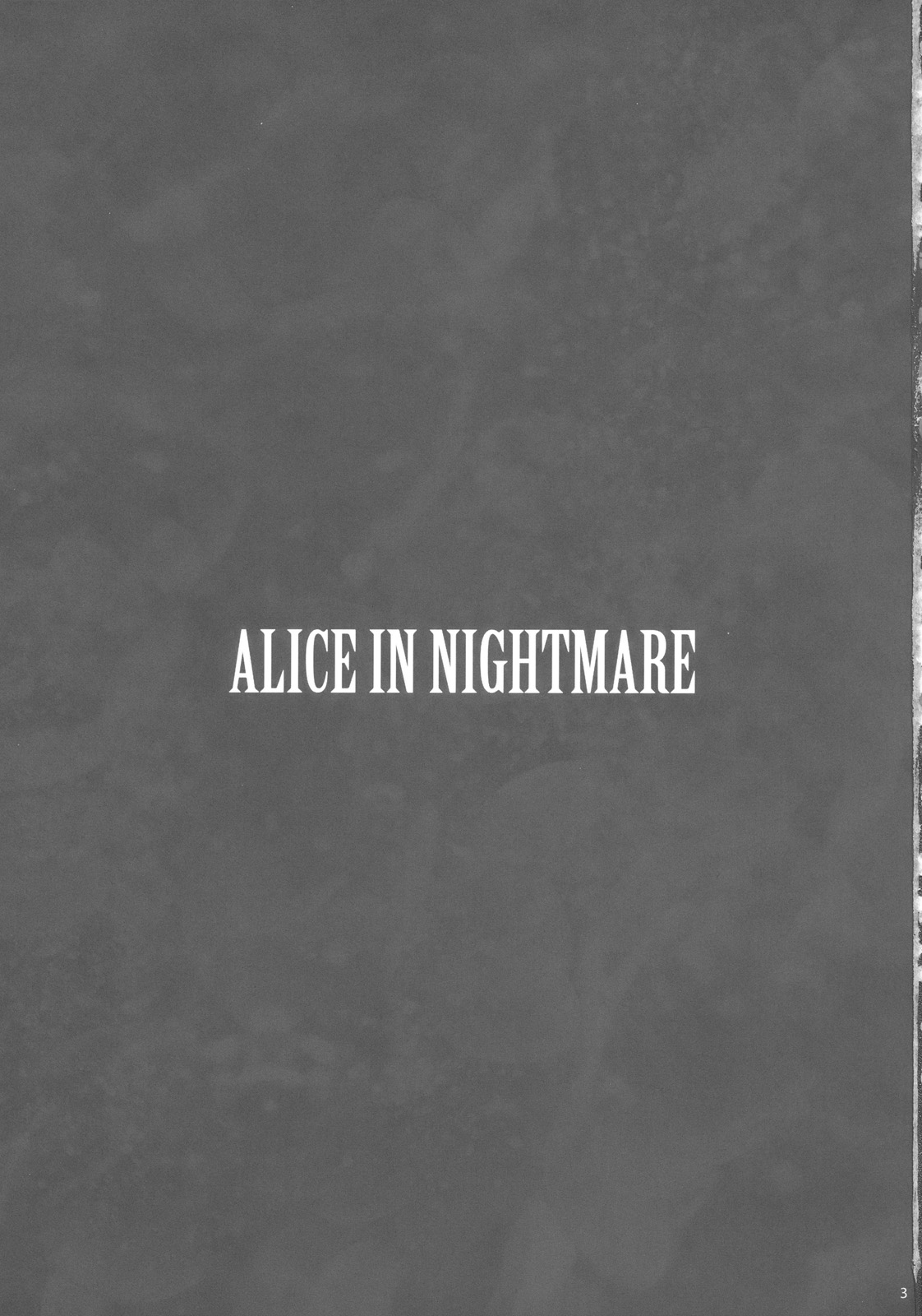 ALICE IN NIGHTMARE page 3 full