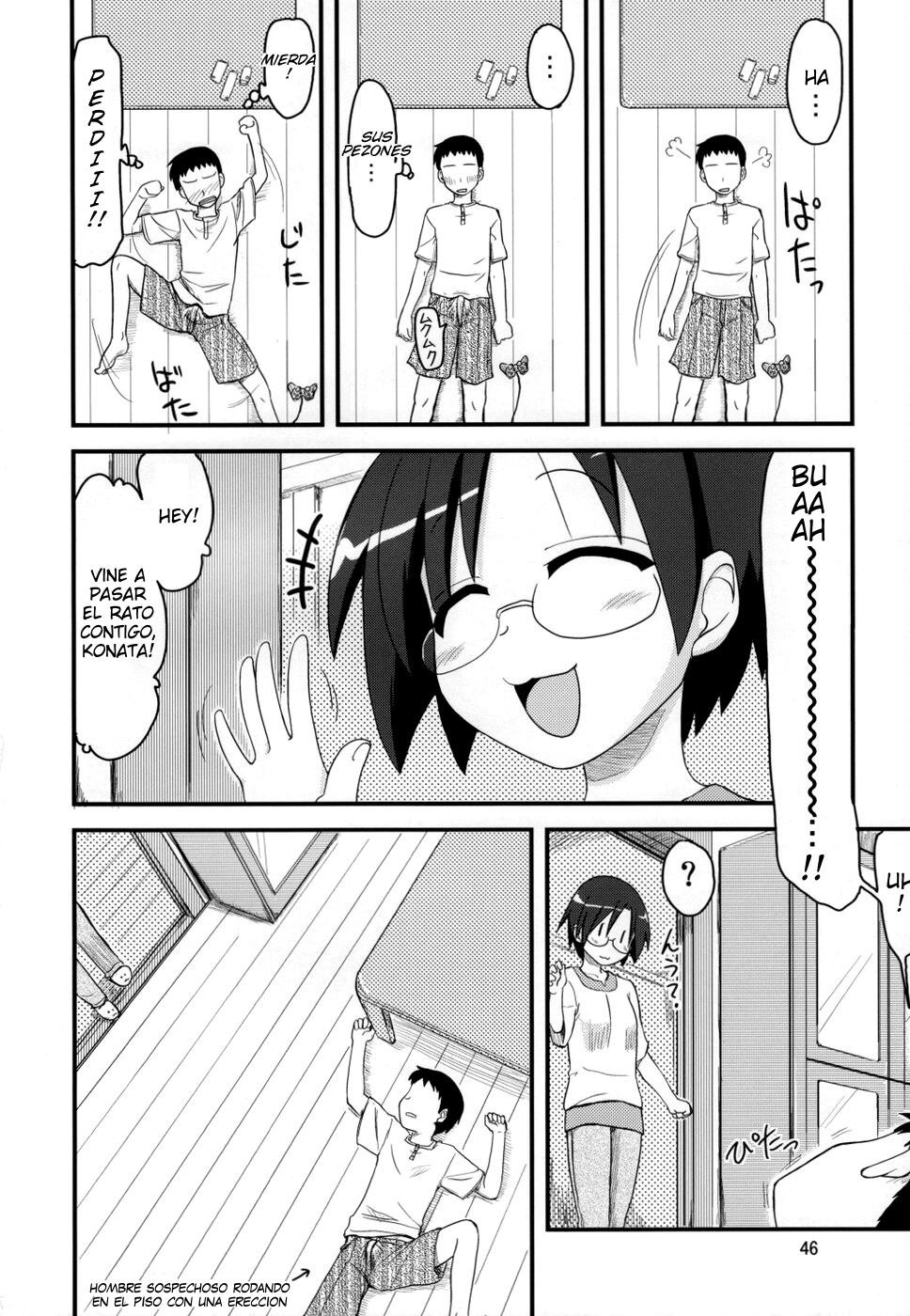 Konata ga Matsu Izumi-ke Chichi ga Inuma no Ippaku Futsuka | 2 Dias Y 1 Noche en Casa de Konata Mientras Su Padre no Esta page 6 full