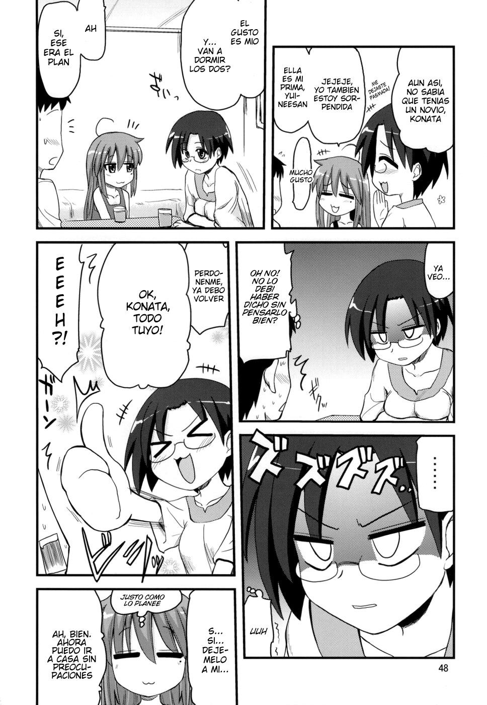Konata ga Matsu Izumi-ke Chichi ga Inuma no Ippaku Futsuka | 2 Dias Y 1 Noche en Casa de Konata Mientras Su Padre no Esta page 8 full