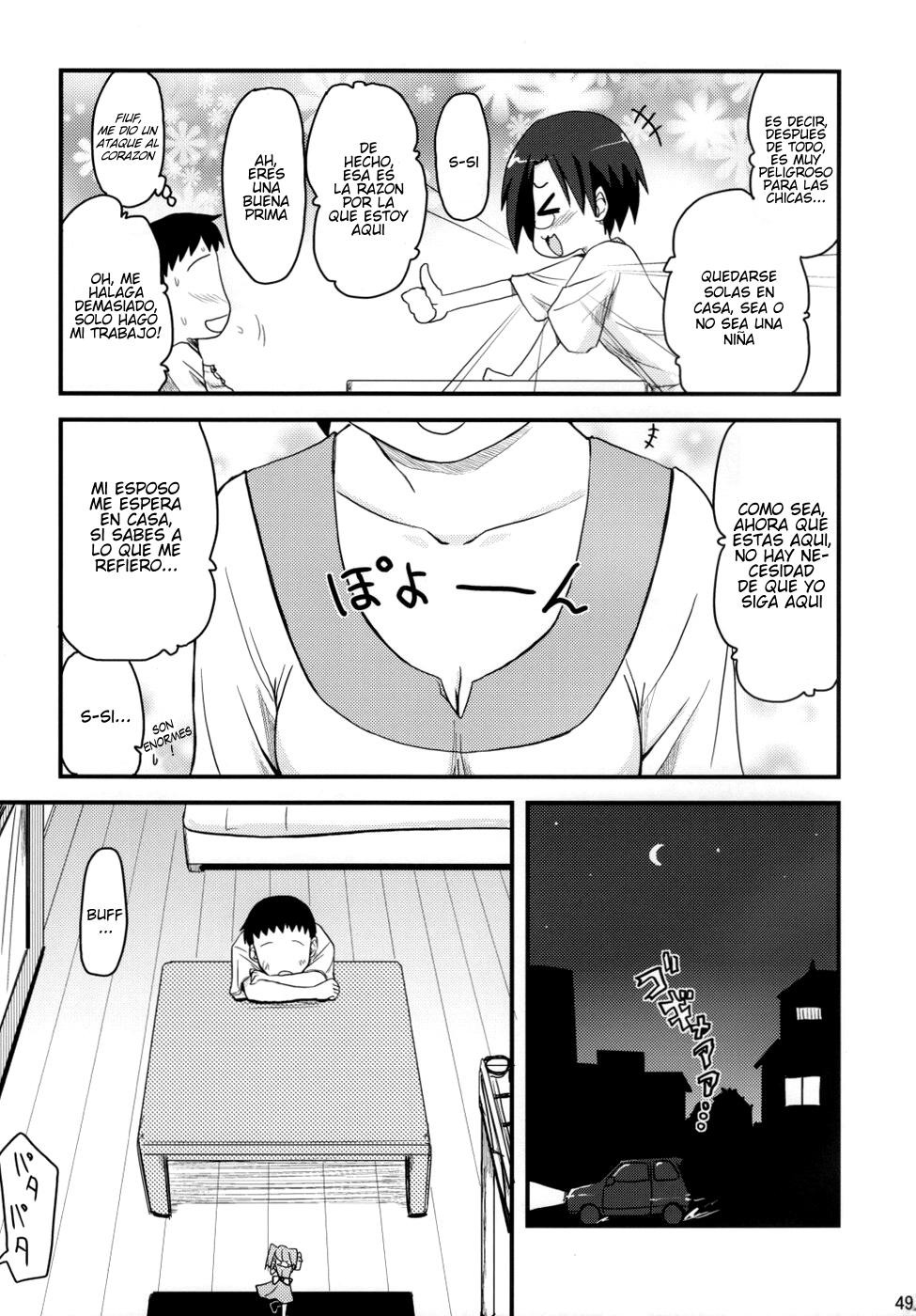Konata ga Matsu Izumi-ke Chichi ga Inuma no Ippaku Futsuka | 2 Dias Y 1 Noche en Casa de Konata Mientras Su Padre no Esta page 9 full