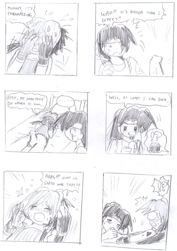 ACH's BLACK PAN COLLECTION 1 - Sam's teach sex lesson to her son page 7 full
