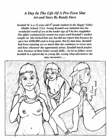 A Day In The Life Of A Pre-Teen Slut cover