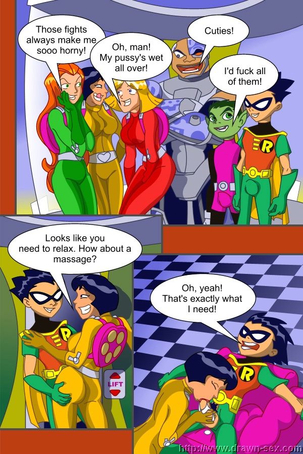 totally spies/teen titans page 4 full
