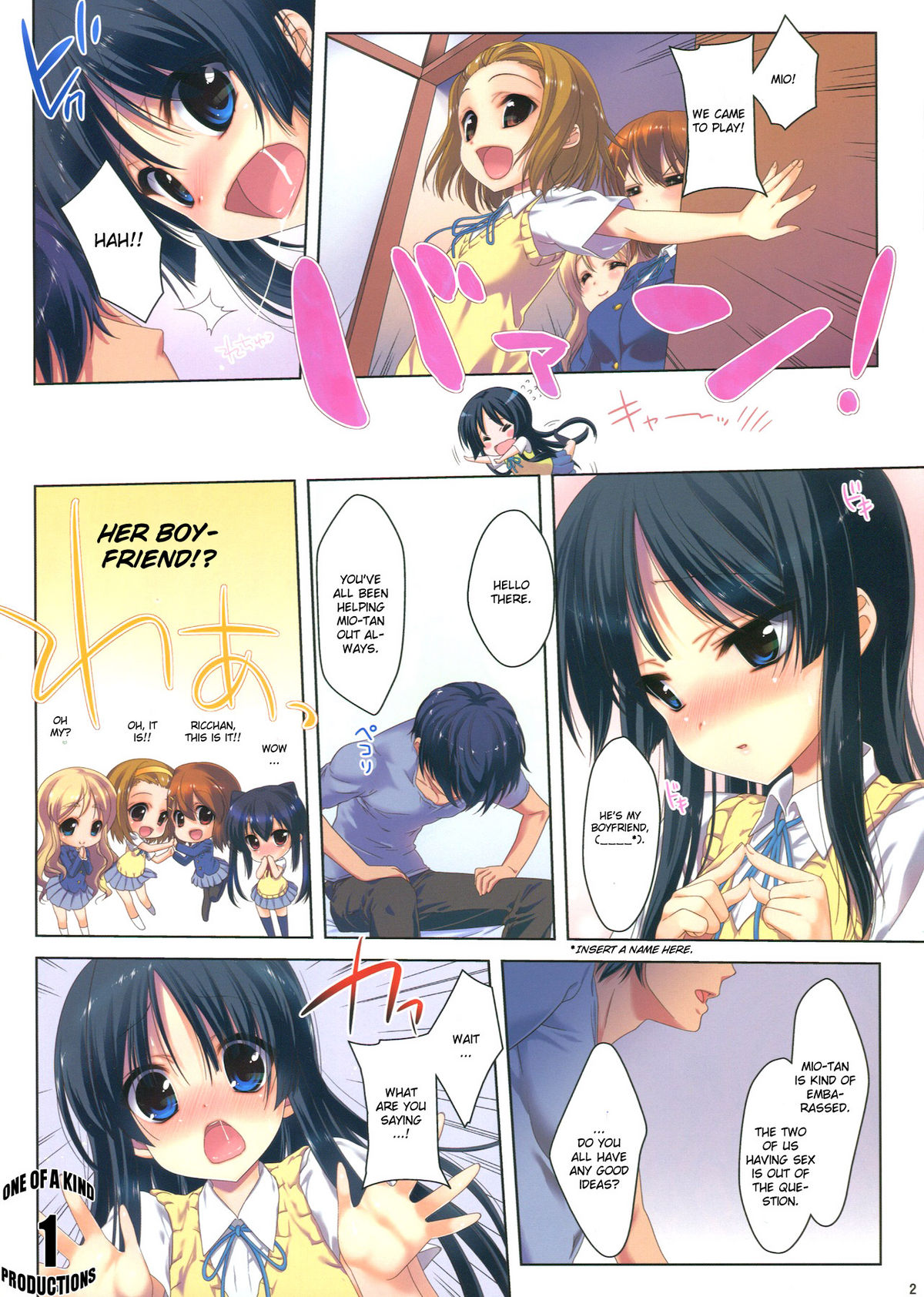 Mio-tan! 4 Minnade color page 2 full