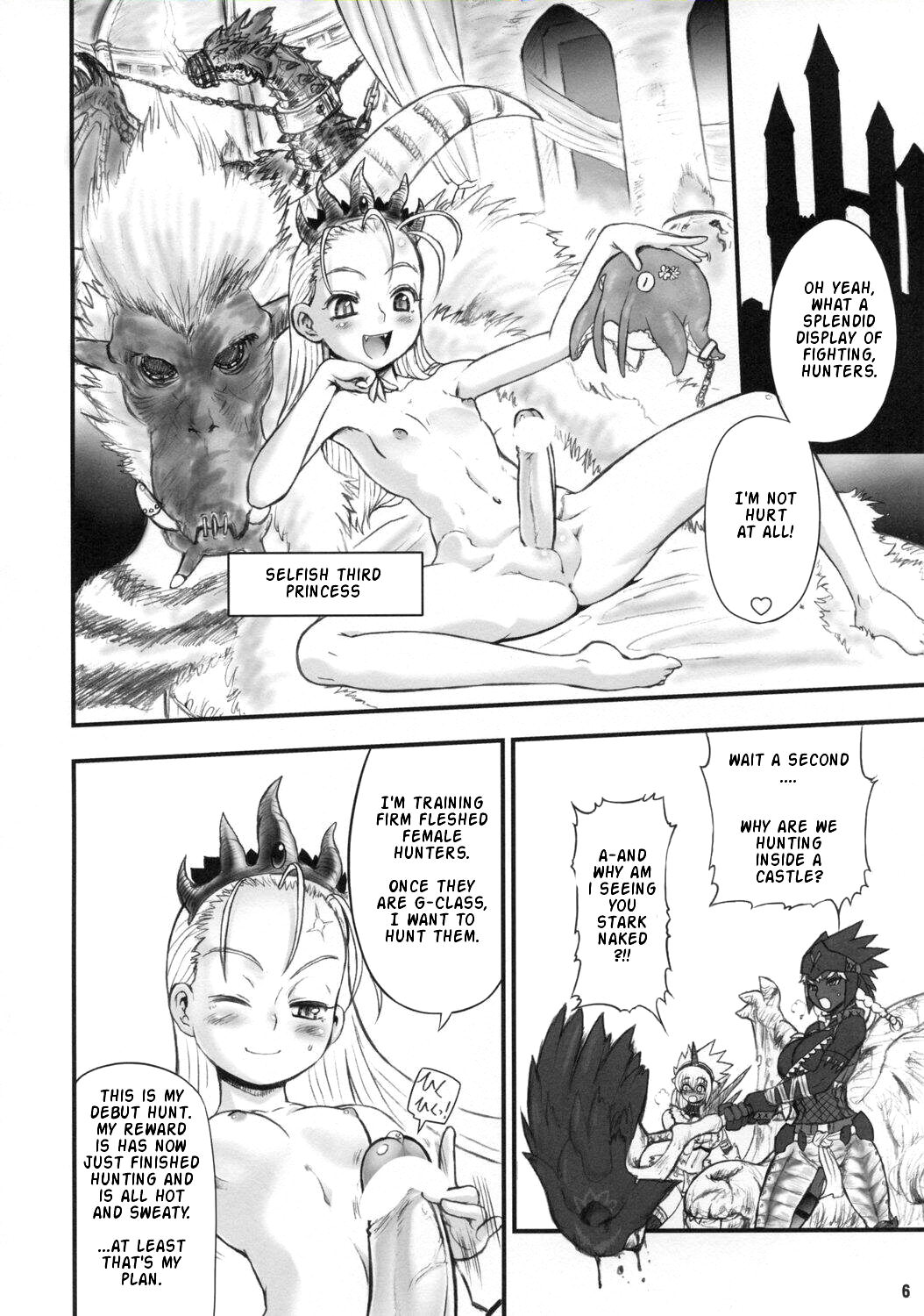Wagamama Oujo no Hunter dai Renzoku Shuryou! page 5 full