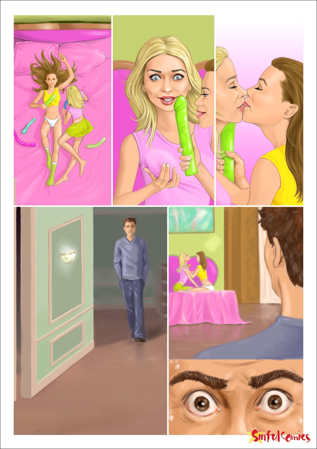 Sinful Comics - Olsen Twins page 5 full