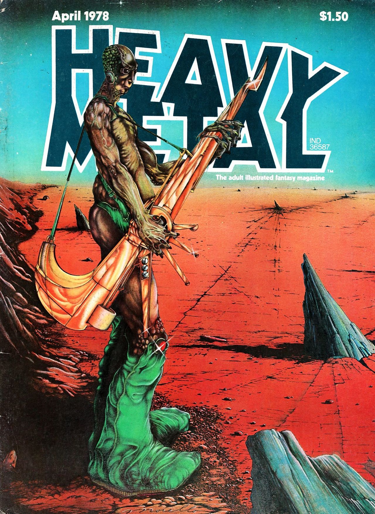 Heavy Metal 1978-04-Vol-01-#13 April page 1 full
