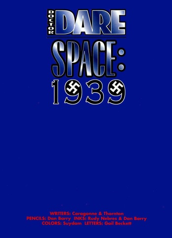 Doctor Dare - Space: 1939 cover