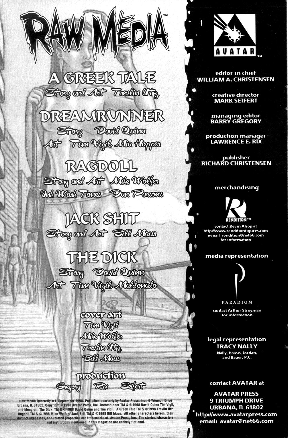Raw Media - Volume 1 page 2 full