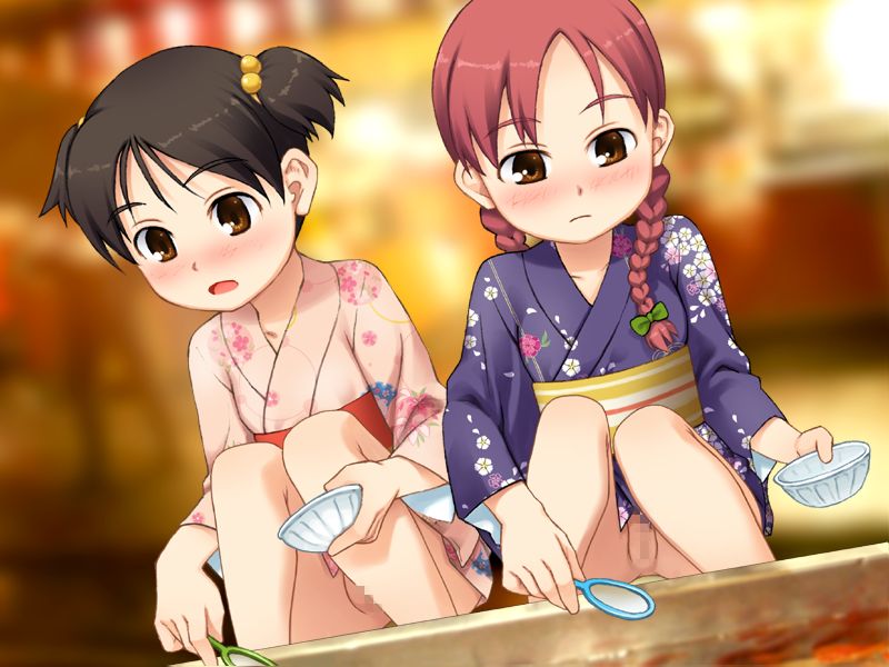 Yukata no Shita wa...-Jinja de Hakken ! No-pan Shoujo- page 6 full
