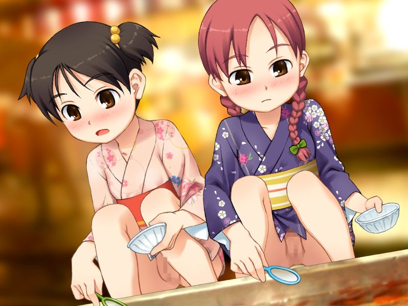 Yukata no Shita wa...-Jinja de Hakken ! No-pan Shoujo- page 7 full