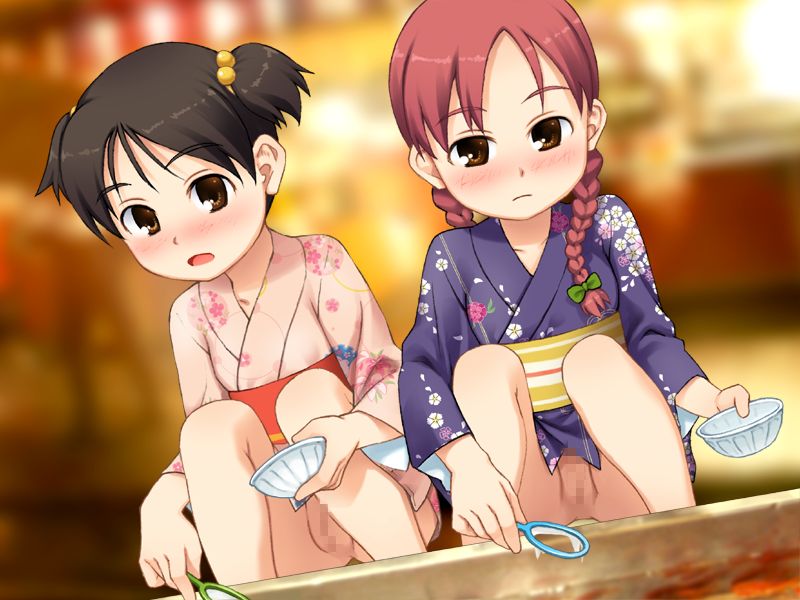 Yukata no Shita wa...-Jinja de Hakken ! No-pan Shoujo- page 9 full