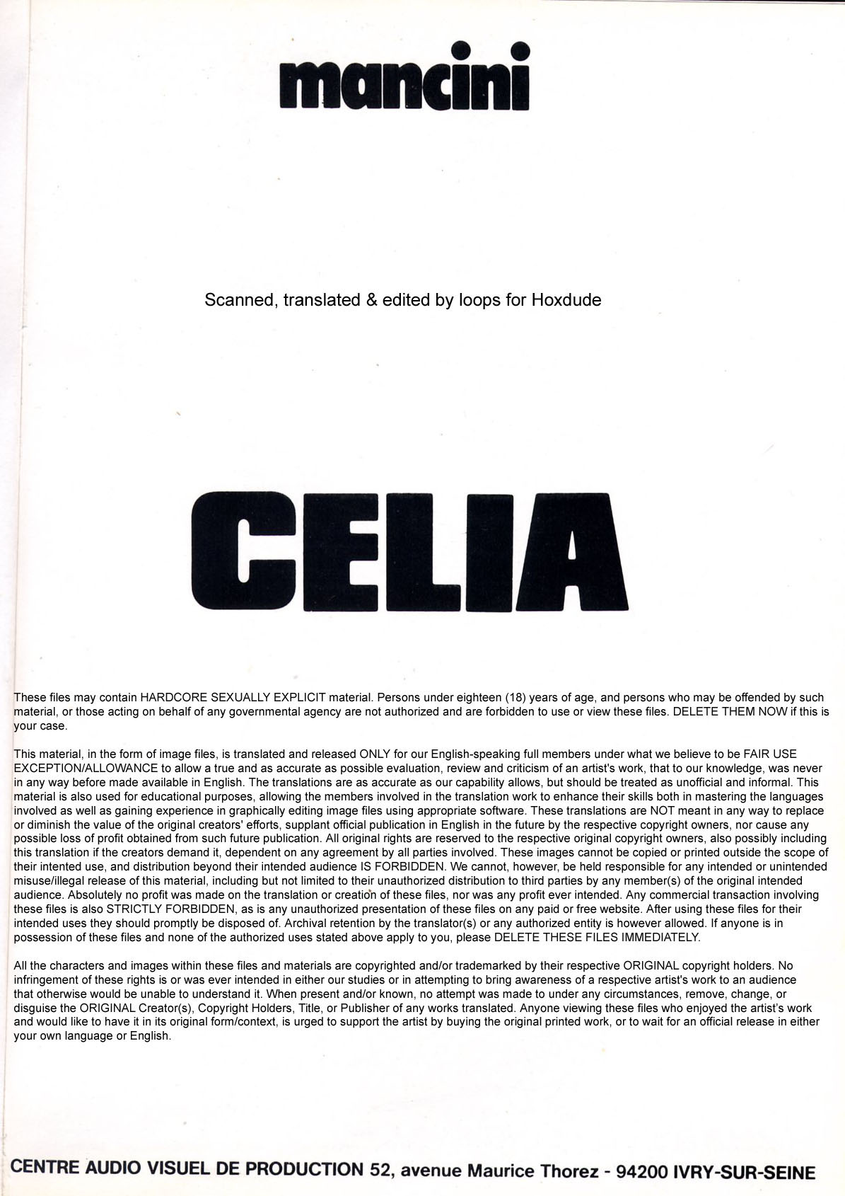 Celia #4 page 3 full
