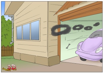 Repairing the car cover