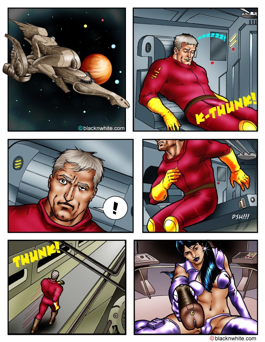 Interracial Space Sluts - Episode 1: Planet Ebony Five page 2 full