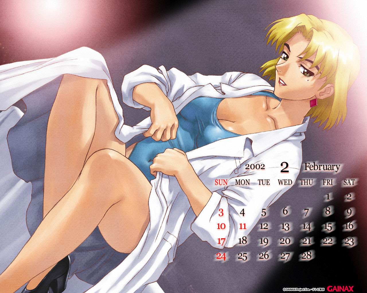 2002 Neon Genesis Evangelion Calander version 2 page 2 full