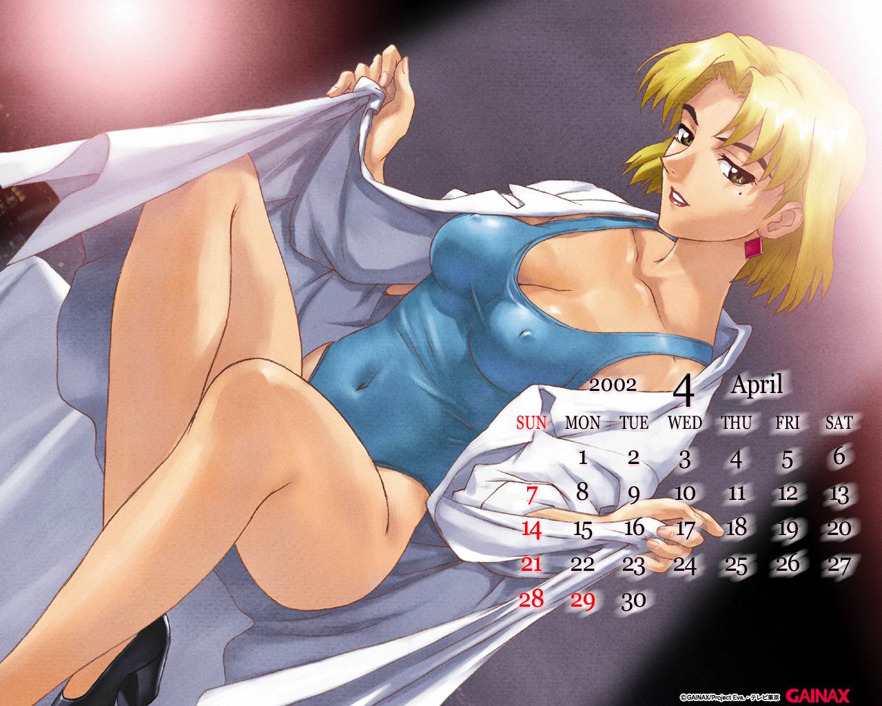 2002 Neon Genesis Evangelion Calander version 2 page 4 full