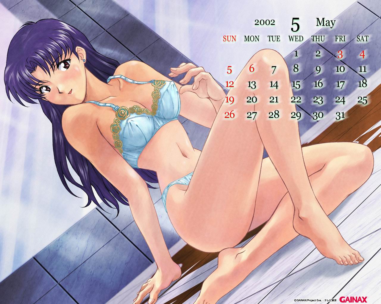 2002 Neon Genesis Evangelion Calander version 2 page 5 full