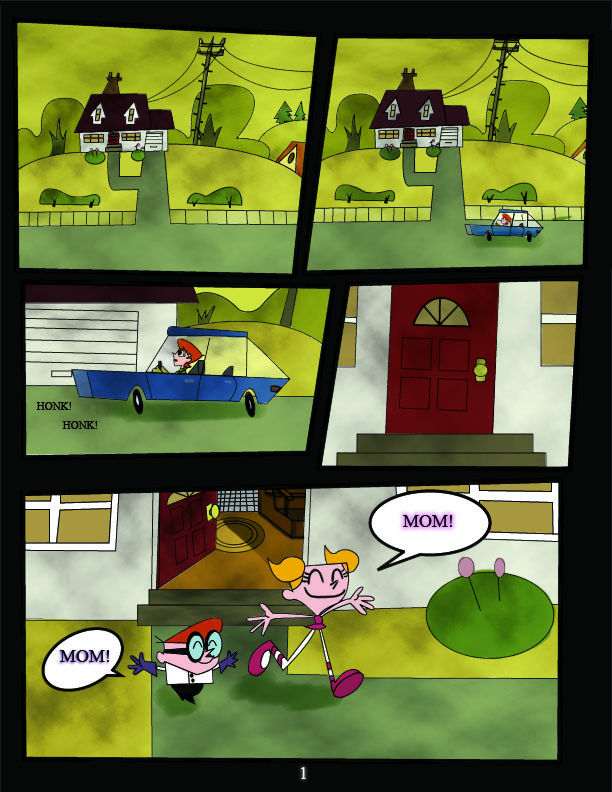 Dexter's Laboratory: "MOMDARK" page 3 full