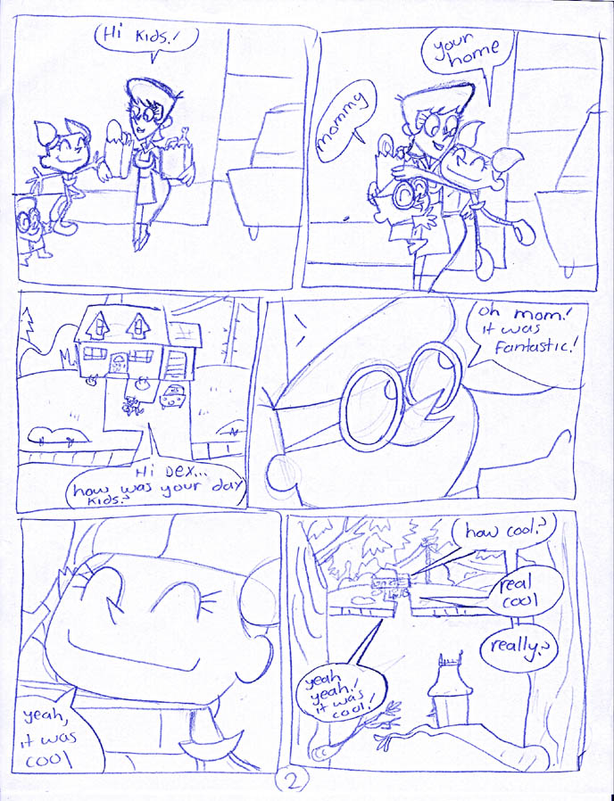 Dexter's Laboratory: "MOMDARK" page 4 full