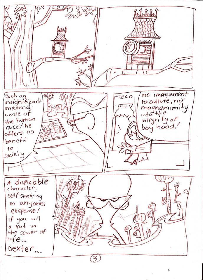 Dexter's Laboratory: "MOMDARK" page 6 full